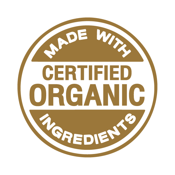 made with certified organic ingredients